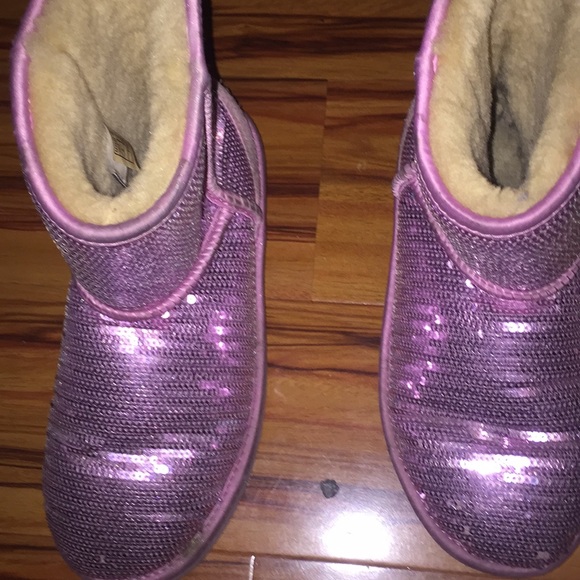 Sequin uggs pink purple - Picture 3 of 8